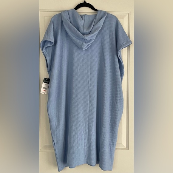 Lauren Ralph Lauren Zip-Front Hooded Lounger with Pockets - Picture 8 of 8